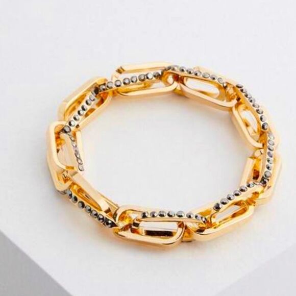 Torrid Pave Link Stretch Bracelet - Picture 1 of 4
